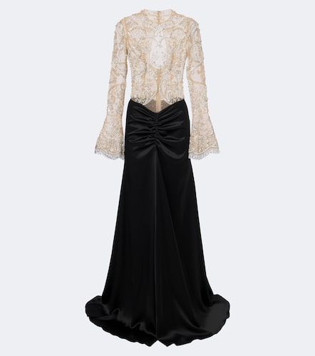 Robe longue à ornements - Georges Hobeika - Modalova
