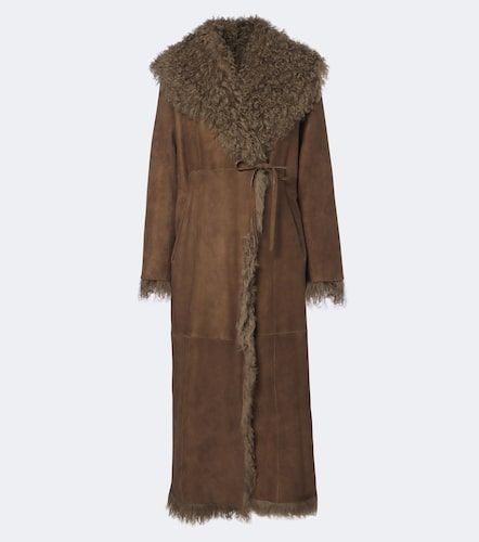 Manteau réversible Justyn en daim - Ralph Lauren Collection - Modalova