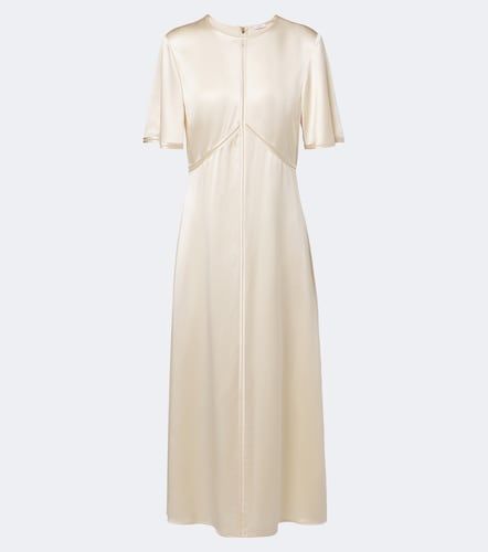 Robe midi Aura en satin de soie - Joseph - Modalova