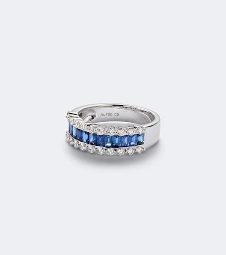 Bague Baguette Love en or blanc 18 ct, saphirs et diamants - Bucherer Fine Jewellery - Modalova