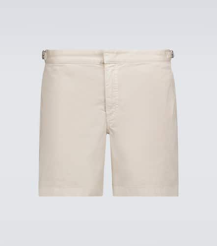 Short de bain Bulldog en sergé de coton - Orlebar Brown - Modalova