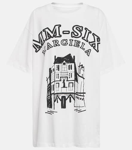 T-shirt imprimé en coton - MM6 Maison Margiela - Modalova