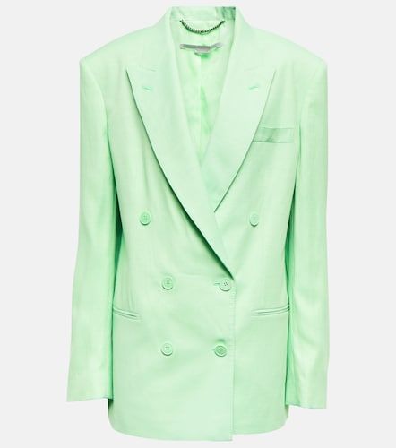 Blazer en lin mélangé - Stella McCartney - Modalova
