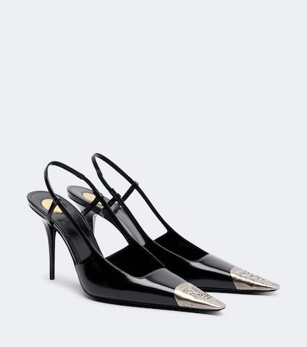 Escarpins slingback Jeanne 90 en cuir - Saint Laurent - Modalova