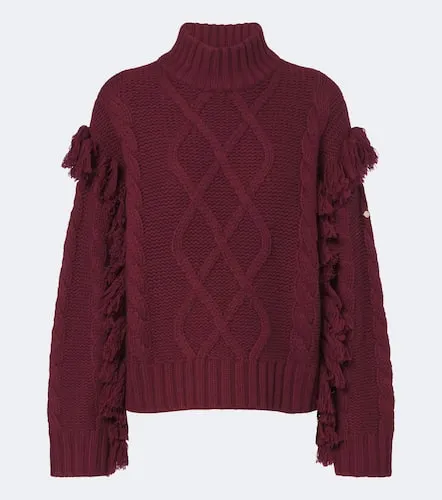 Pull Brit en laine à franges - Goldbergh - Modalova