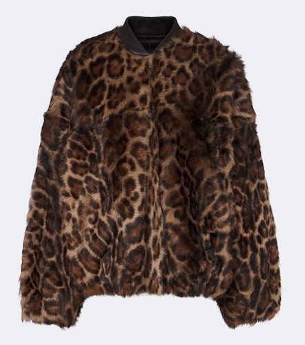 Veste bomber Violet en shearling et cuir - Arma - Modalova