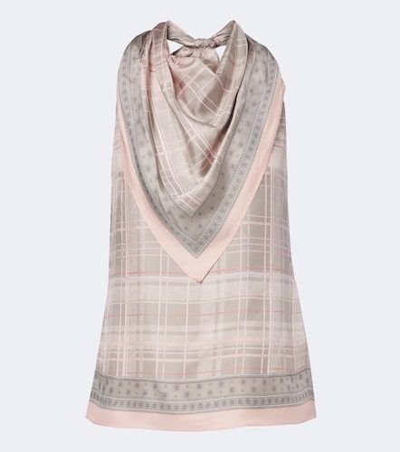 Top en soie à carreaux - Acne Studios - Modalova