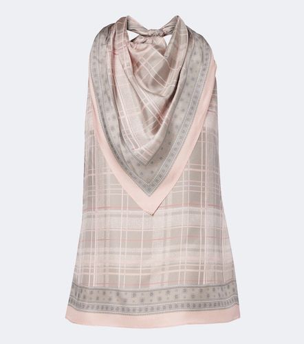 Top en soie à carreaux - Acne Studios - Modalova