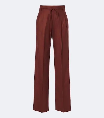 Pantalon droit en cachemire mélangé - Max Mara - Modalova