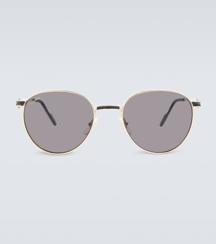 Lunettes de soleil rondes - Cartier Eyewear Collection - Modalova