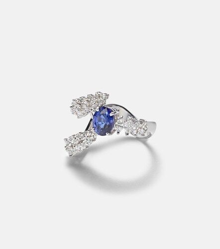 Bague Reign Supreme en or blanc 18 ct, saphir et diamants - Yeprem - Modalova