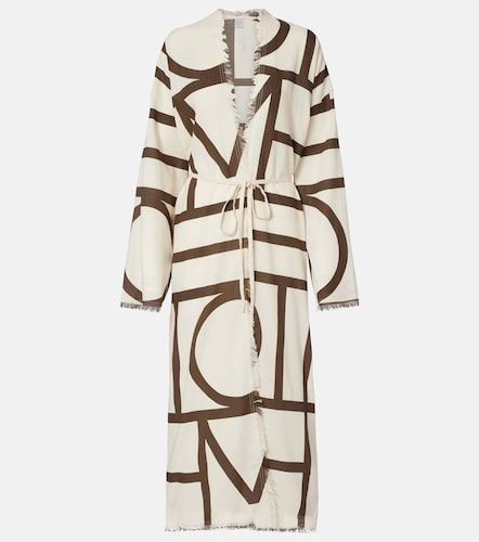 Kimono de plage Monogram en coton - Toteme - Modalova