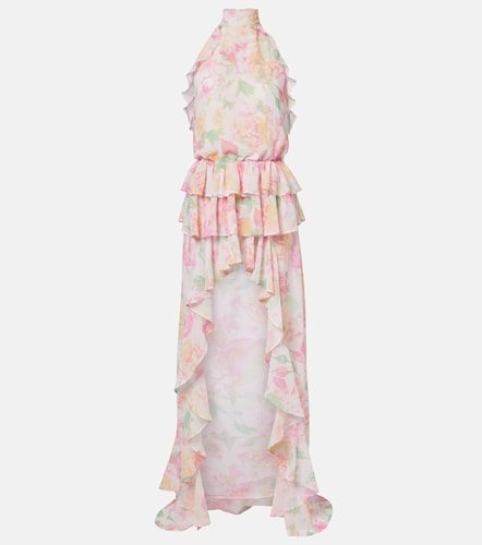 Robe longue Malena à fleurs et volants - Bananhot - Modalova