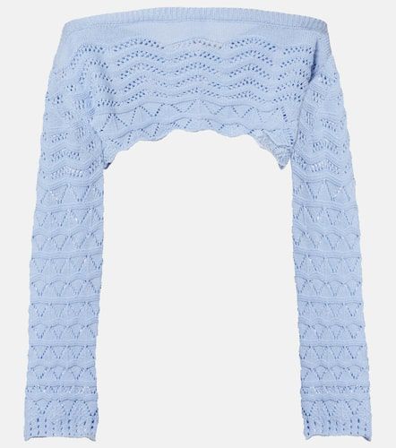 Crop top Helena en coton mélangé au crochet - Bananhot - Modalova