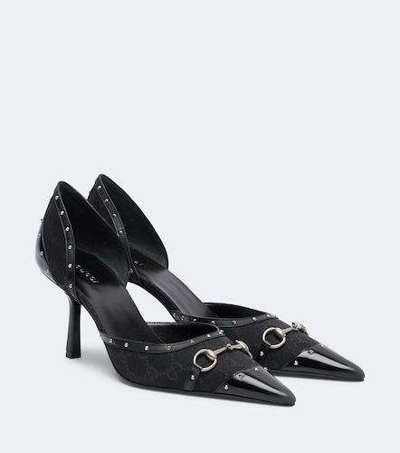 Escarpins Savoy Horsebit en toile GG - Gucci - Modalova