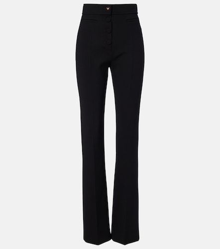 Pantalon droit VGold en laine mélangée - Valentino Garavani - Modalova