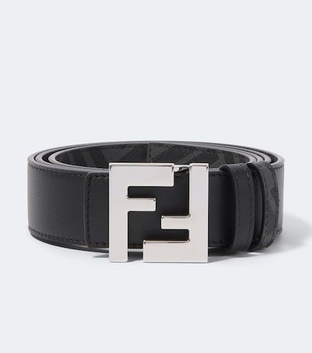 Ceinture FF Zucca en cuir réversible - Fendi - Modalova