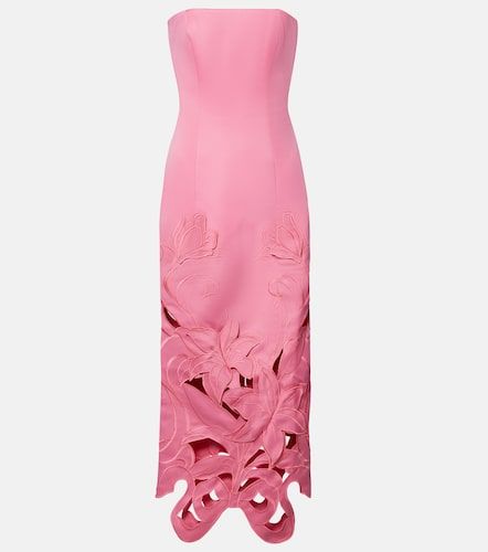 Robe bustier Rayna à appliqués floraux - Leo Lin - Modalova