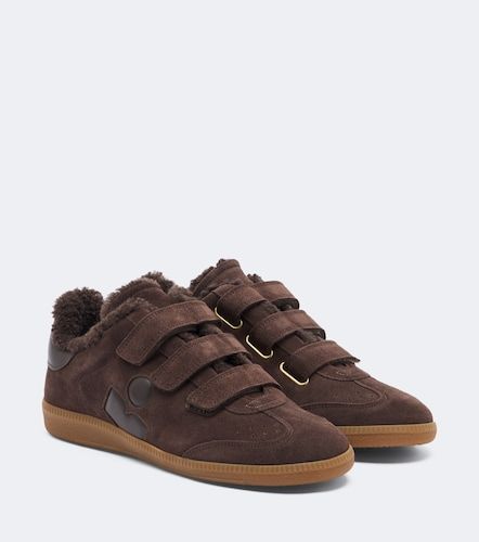 Baskets Beth en daim et shearling - Isabel Marant - Modalova