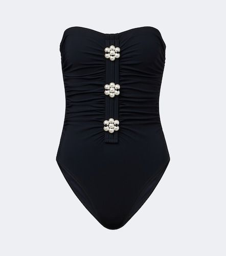 Maillot de bain bustier Maya à ornements - Karla Colletto - Modalova
