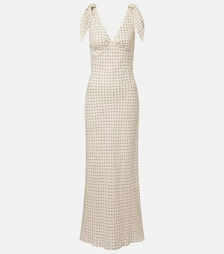 Robe Solana en lin à pois - Faithfull - Modalova