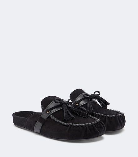 Mules Malvin en daim et cuir - Isabel Marant - Modalova