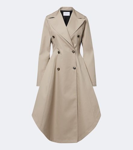 Alaïa Manteau asymétrique en coton - Alaia - Modalova