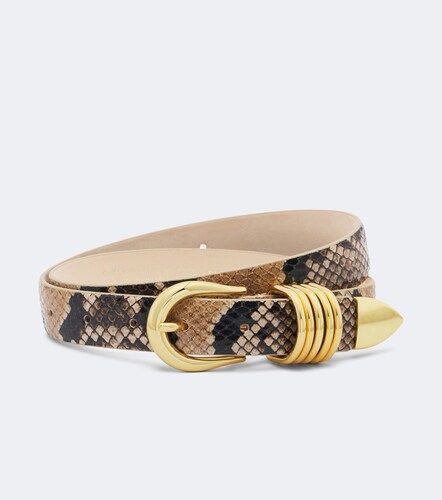 Déhanche Ceinture Hollyhock en cuir façon serpent - Dehanche - Modalova