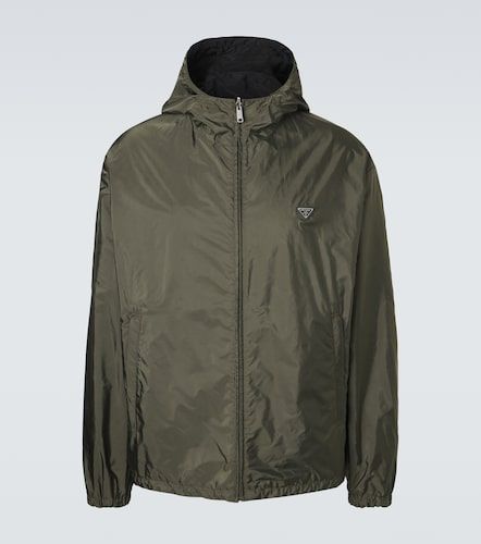 Veste réversible en Re-Nylon et cuir - Prada - Modalova