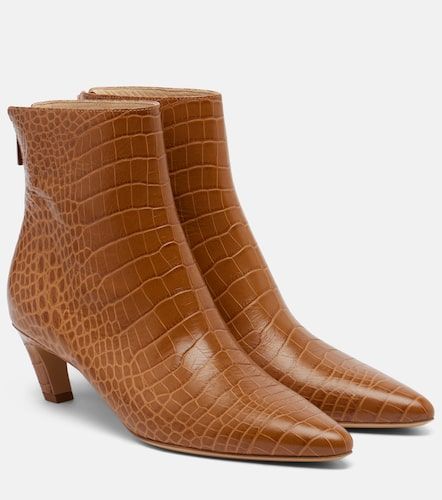 Bottines Clayton en cuir façon croco - Gabriela Hearst - Modalova