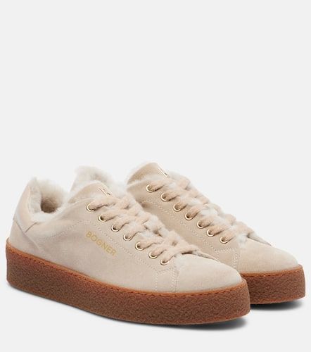 Baskets Lucerne en daim et shearling - Bogner - Modalova