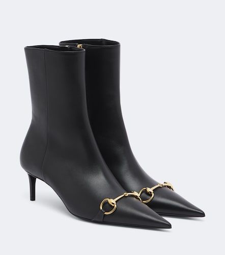 Bottines Donna Horsebit en cuir - Gucci - Modalova
