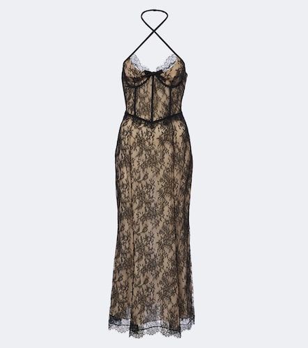 Robe bustier en dentelle - Alessandra Rich - Modalova