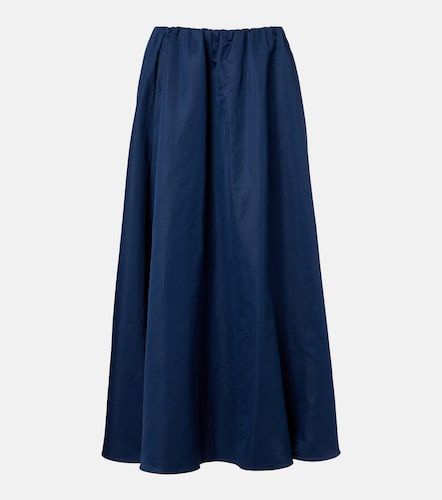Jupe midi en coton mélangé - Brunello Cucinelli - Modalova