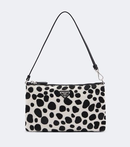 Pochette pour téléphone en cuir façon poulain - Prada - Modalova