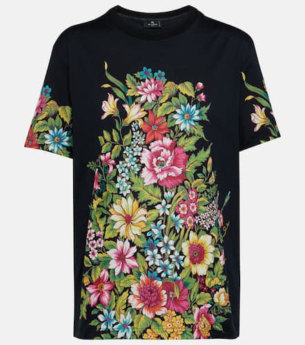 Etro T-shirt en coton à fleurs - Etro - Modalova
