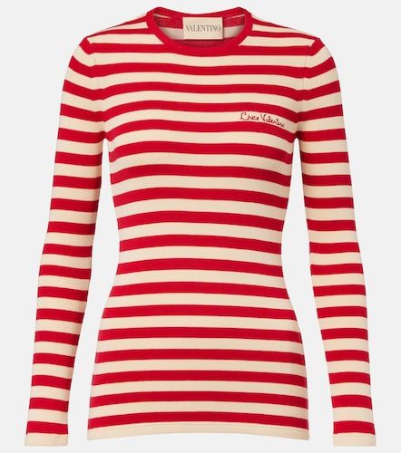 Pull rayé en coton - Valentino Garavani - Modalova