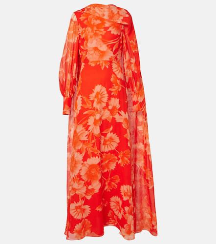 Erdem Robe longue en soie à fleurs - Erdem - Modalova