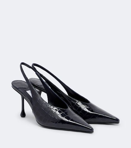 Escarpins slingback Isa en cuir façon croco - Jimmy Choo - Modalova