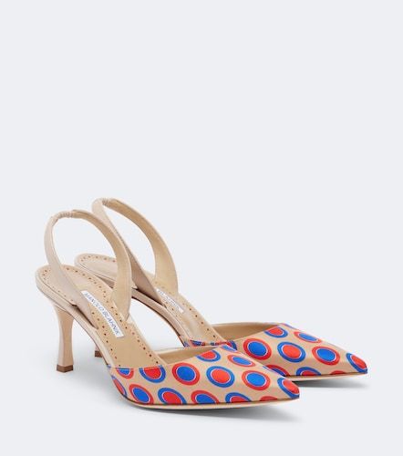 Escarpins slingback Carolyne à pois - Manolo Blahnik - Modalova