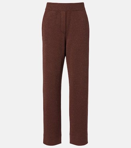 Pantalon droit en cachemire mélangé - Brunello Cucinelli - Modalova