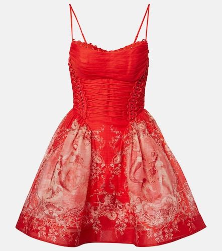 Robe Rebellion en lin et soie - Zimmermann - Modalova