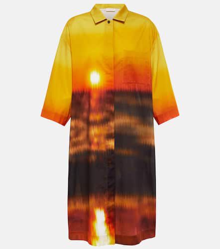 Robe chemise imprimée en coton - Dries Van Noten - Modalova