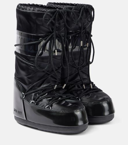 Bottes après-ski Icon Glance en satin - Moon Boot - Modalova