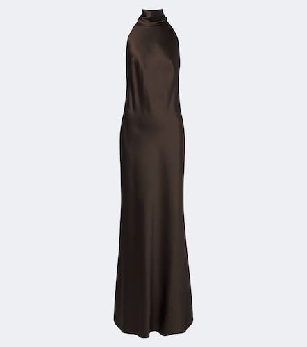 Robe longue Chilton en satin - Ralph Lauren Collection - Modalova