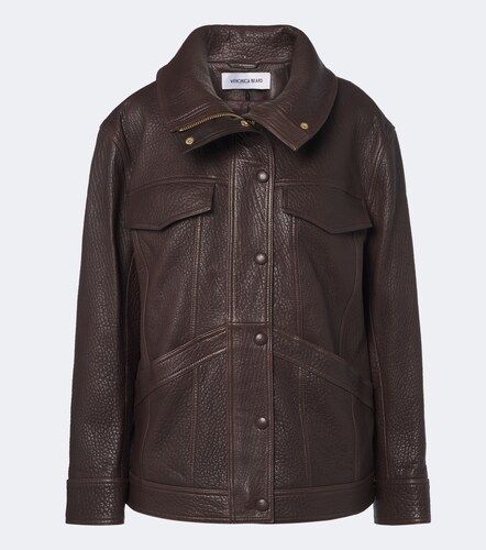 Veste Silversmith en cuir - Veronica Beard - Modalova