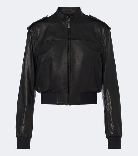Gucci Veste bomber en cuir - Gucci - Modalova