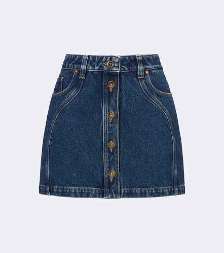 Versace Mini-jupe en denim - Versace - Modalova