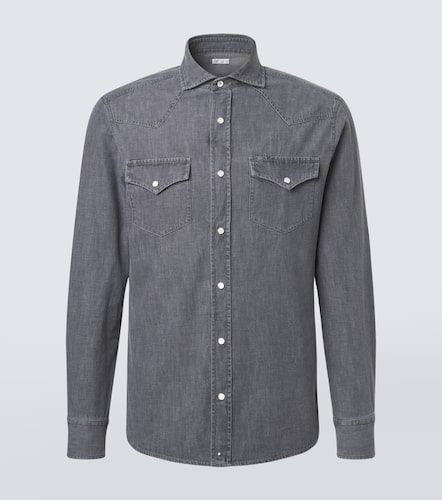 Brunello Cucinelli Chemise en denim - Brunello Cucinelli - Modalova