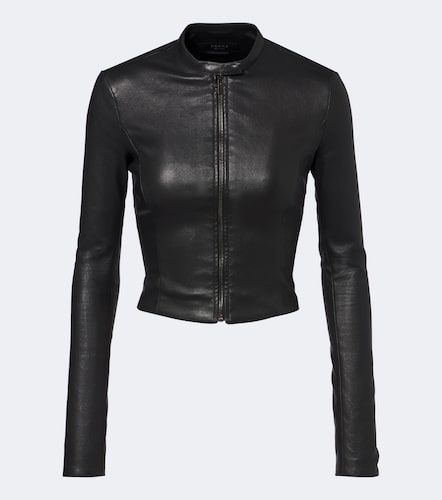 Gucci Veste courte en cuir - Gucci - Modalova